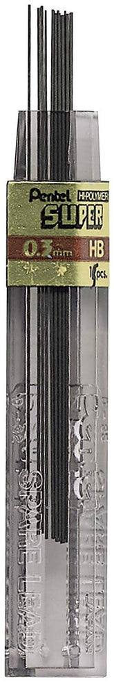 Pentel Super Hi-Polymer Lead 0.3mm HB (300-HB)